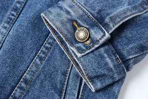 Nouvelle conception de veste en jean personnalisée pour hommes, veste en jean tendance pour la course à pied, veste en jean streetwear, jeans en denim pour femmes - Product Image 5