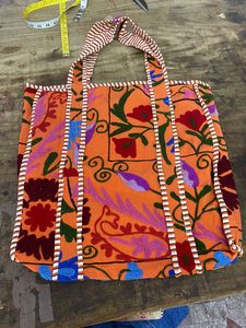 Suzani sac à bandoulière brodé sac à main dames vente en gros d'exportation coton Kantha Jhola sac fronde sac à bandoulière pour les femmes - Product Image 6