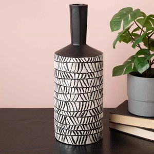 Arrivée fraîche couleur blanche fantaisie métal aluminium Style Simple décoration de la maison concepteur de table Vase à fleurs pour la décoration de mariage - Product Image 5