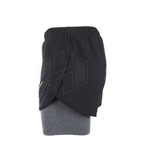 Pantalones cortos de entrenamiento de algodón sólido de calle alta para hombre de etiqueta privada MOQ bajo ecológico transpirable último diseño gran oferta - Product Image 3