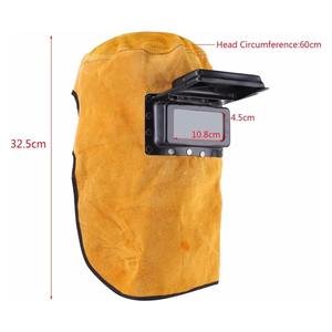 หน้ากากป้องกันหนังพร้อมเลนส์หมวกเชื่อมหมวกกันน็อคระบายอากาศได้ - Product Image 2