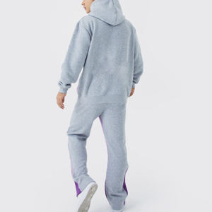 2025 nouveaux hommes à la mode décontracté solide motif survêtements sur mesure 100% coton respirant séchage rapide grande taille vêtements de sport - Product Image 5