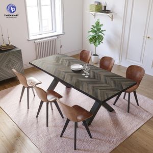 Encimera de Madera de Acacia Chevron con Acabado Aceitado, Grado BC, 25x96 Pulgadas, Hecho en Vietnam, Grosor Personalizable: 1.25 ~ 1.5 Pulgadas - Product Image 2