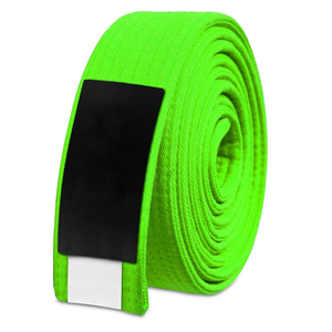 Cinturón de Karate de Alta Calidad 100% Algodón, 4 cm de Ancho, 8 Líneas de Costura, Grueso, Duradero, Color Sólido, Artes Marciales, Taekwondo, Colores Personalizados - Product Image 2