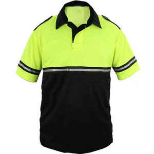 Chemise de sécurité et de sécurité de haute qualité, design personnalisé, best-seller, vêtements de travail pour hommes, manches courtes, chemises de gardien de sécurité à bas prix - Product Image 5