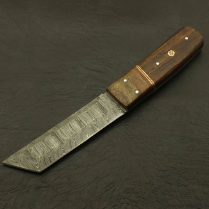 Couteau de chasse à lame fixe en acier Damas sur mesure, robuste, pour la survie en camping et la brousse - Product Image 3