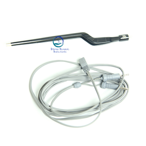 Pinzas Bipolares de Bayoneta de Acero Inoxidable Manuales, Antiadherentes, Aisladas, Anguladas 45 Grados, Reutilizables, con Cable de Precisión, Precio de Fábrica - Product Image 2