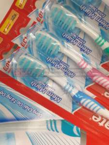 ชุดแปรงสีฟันด้ามพลาสติก12X12แผ่นนุ่มพิเศษสำหรับใช้ในบ้านผู้ใหญ่ส่งออกจากเวียดนาม - Product Image 2