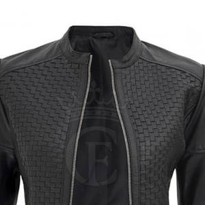 2025 unisexe Design couleur femmes veste en cuir véritable personnalisé haute qualité femmes veste en cuir en gros - Product Image 5