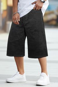 กางเกงยีนส์ขายาว3/4ทรงฮิปฮอปทรงตรงของผู้ชาย - Product Image 2