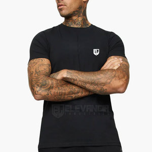 Venta al por mayor de camisetas deportivas de tamaño personalizado para hombre de color sólido de secado rápido de manga larga y corta de la mejor calidad con patrón impreso - Product Image 3