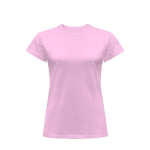 Camiseta de manga corta con logotipo personalizado para mujer, Camiseta deportiva transpirable suelta para correr, Color sólido, venta al por mayor - Product Image 1