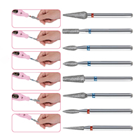 Lot de 10 embouts de ponceuse à ongles professionnels – Embouts de ponçage de type E de haute qualité pour ongles – Fournitures de salon en gros, MOQ 1 lot