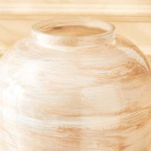 High Quality Ceramic Flower <b>Vase</b> with <b>Clear</b> Glass Home or Office Decorative Accessory - Product Image 3