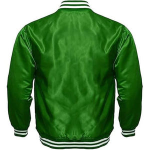 Chaquetas de manga larga de cuero con logotipo personalizado 100% Chaquetas universitarias de Letterman Chaquetas de cuero de lana - Product Image 5