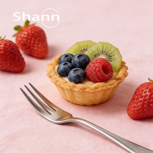 Fourchettes à dessert en acier inoxydable 15 x 1,35 cm, ustensiles de cuisine de qualité supérieure - Product Image 5