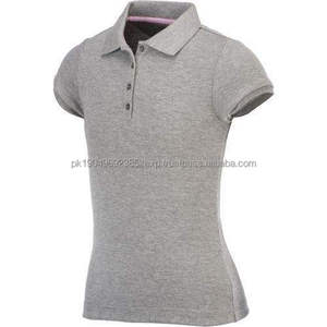 Chemise à manches courtes en tricot 100% coton respirant, formelle et décontractée, avec logo personnalisé, badge pour le cou, grande taille, vente en gros pour femmes - Product Image 6