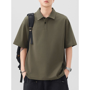 2025 Polo de punto de gran tamaño Premium para Hombre, camiseta Original para Mujer, Polo deportivo de marca de verano de algodón 100% personalizado - Product Image 2