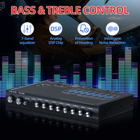 Nouvel Égaliseur 7 Bandes EQS755 12V pour Système Audio Automobile et Crossover de Caisson de Basses, Vendu en Gros par les Fabricants
