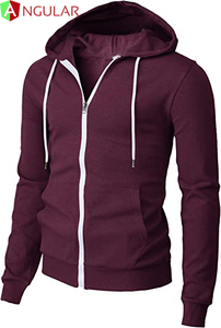 Chaqueta con cremalleras cálidas para hombre y mujer, nuevo diseño de moda, Sudadera con capucha, logotipo personalizado, bordado - Product Image 2