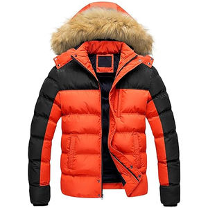 Veste polaire d'hiver taille personnalisée vêtements très vendus chaud grande taille col élégant coupe-vent veste pour hommes - Product Image 1