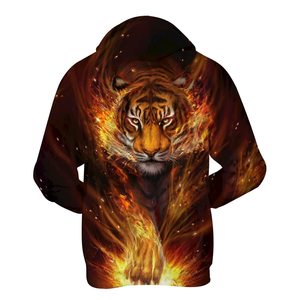 Custom Fleece Full Dye Men Gym Hoodies Venta al por mayor Sublimación 3D Impreso Sudaderas con capucha de gran tamaño - Product Image 4