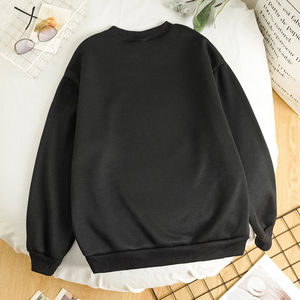 Pull à col rond décontracté confortable automne mode personnalisé femmes sweats à capuche surdimensionnés - Product Image 2