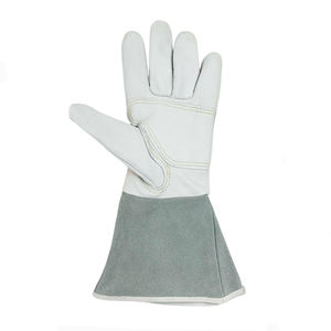 Nuevos guantes de trabajo de seguridad resistentes a impactos de cuero para reparación, protección, guantes de trabajo de aparejo - Product Image 3