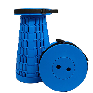 Portable Retractable Folding Seat Collapsible Telescoping Foldable Camping adjustable stool for Outdoor