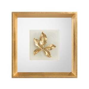 Caja de sombra de rama Floral dorada, arte de pared, Marco Rectangular, marco de caja botánica decorativa 3D, escultura para sala de estar y dormitorio - Product Image 3