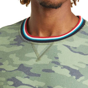 Nouveau sweat-shirt personnalisé à manches longues, col rond, chaud, en coton mélangé, sublimation, pour homme, élégant et pas cher - Product Image 2