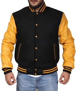 Plus Size Men's Versity College <b>Jackets</b> Wholesale Blank <b>Varsity</b> <b>Jackets</b> Custom Logo <b>Plain</b> Casual Wear Letterman <b>Varsity</b> <b>Jacket</b> - Product Image 4