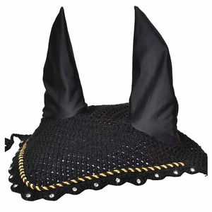 Usine OME haute qualité personnalisé polyester coton oreille bonnet équine mode cheval mouche voile avec insonorisation - Product Image 4