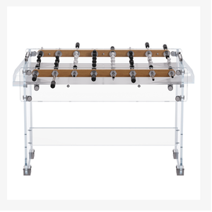 Xingjue XJ-1208 Tavolo da Calcio in Vetro Cristallo Moderno e Lussuoso per Interni con 2 Palloni da Calcio - Product Image 2