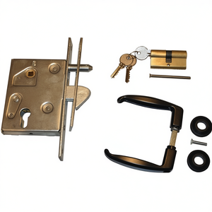 ชุดล็อคประตูบานเลื่อนชุบสังกะสี PZW 25/50/72/8 มม. แบบเหลี่ยม ความยาว 210 มม. สำหรับรั้ว ระแนง และประตู-HBS-BETZ - Product Image 3