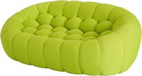 Ensemble de Canapé Bulle Moderne en Tissu, Compressions Sous Vide, Design Nid d'Abeille 3D, Canapé Modulable Courbé Lazy pour Salon