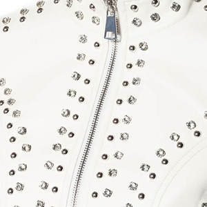 แจ็กเก็ตหนังแขนยาวสำหรับผู้หญิงแจ็กเก็ตหนังสำหรับฤดูหนาวสีตามสั่งดูมีสไตล์ - Product Image 6