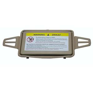 Couvre Pare-Soleil Rétroviseur Beige Foncé pour Mercedes Classe E W211 2003-2009 - Product Image 2