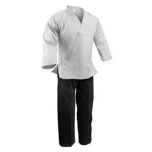 Uniforme de karaté personnalisé de couleur bleue et noire pour hommes OEM Arts martiaux Tendance Uniforme de karaté en coton - Product Image 5