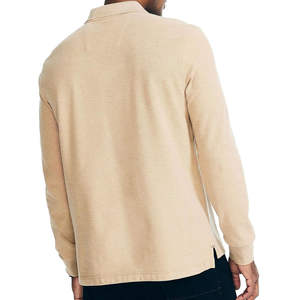 Polo elegante para hombre de marca blanca con logotipo personalizado, manga corta, moda de verano, mezcla de algodón transpirable ligera, ropa informal - Product Image 2