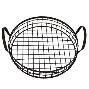 Cesta de hierro para almacenamiento de frutas, accesorio de cocina, decoración de encimera esencial, con mango de Metal - Product Image 4