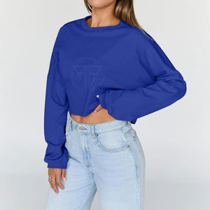 Sudadera Corta Estilosa con Diseño Cómodo y Relajado, Sudadera Corta con Tela Ligera - Product Image 2