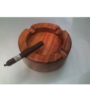 Cenicero rústico de madera Cenicero artesanal Premium para cigarros y uso al aire libre Elegante y ecológico de la India - Product Image 5