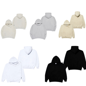 Sweat à capuche en coton fabriqué au Pakistan avec ficelle pull sweats à capuche surdimensionnés sans poches impression bouffante surdimensionné - Product Image 2