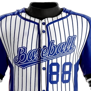 Conjunto de ropa deportiva de uniforme de béisbol personalizado de alta calidad OEM al por mayor-100% poliéster de secado rápido personalizable - Product Image 6