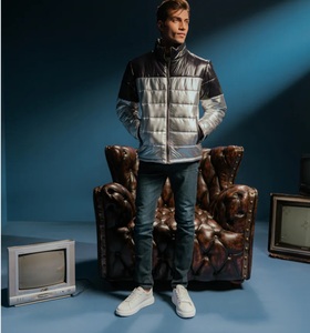 Vêtements d'extérieur chauds pour hommes, veste bouffante de grande taille, vestes à col haut pour hommes, manteaux pour hommes, vente à chaud - Product Image 3