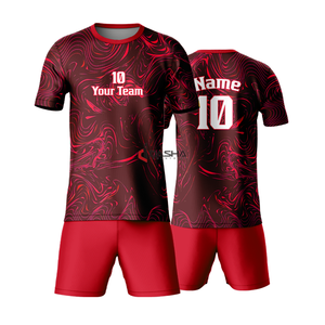 Conjunto de uniforme de fútbol personalizado de alta calidad para hombres Camiseta de fútbol OEM ODM y camiseta de sublimación corta - Product Image 5