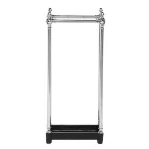 Porte-parapluie en métal décoratif avec base, accessoires de maison modernes, support de parapluie avec pluviomètre - Product Image 2