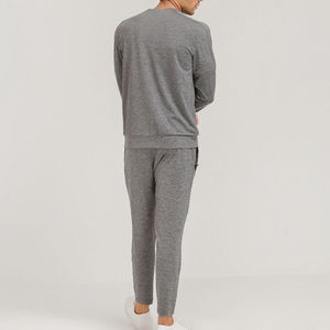 Traje de sudor de talla XXL para hombre hecho a medida 2024, ropa de invierno deportiva de alta calidad, conjuntos ecológicos sólidos transpirables de manga larga - Product Image 6