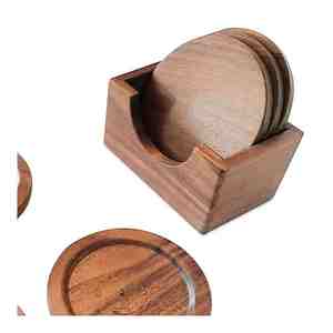 Top Bamboo Wood Tea Coaster Vente en gros exportateur de caboteur en bois personnalisé Fabricant et fournisseur de l'Inde - Product Image 6